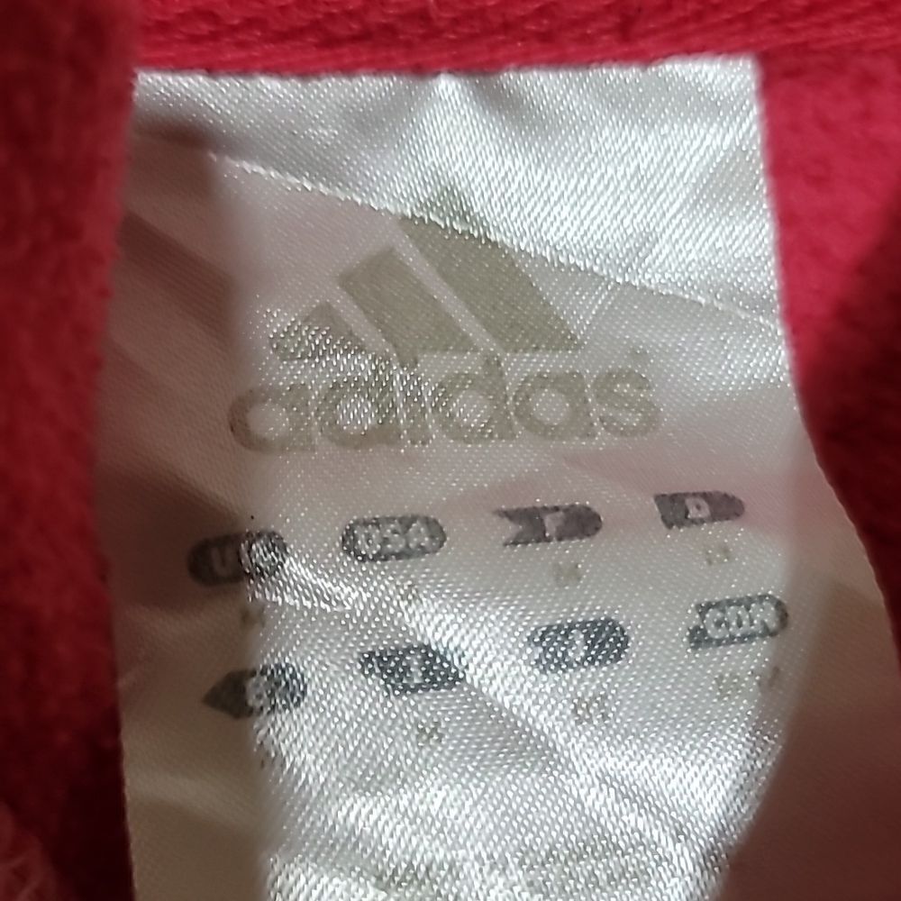 Adidas Pink  Women's Hooded Sweater Sz Medium - Picture 6 of 8